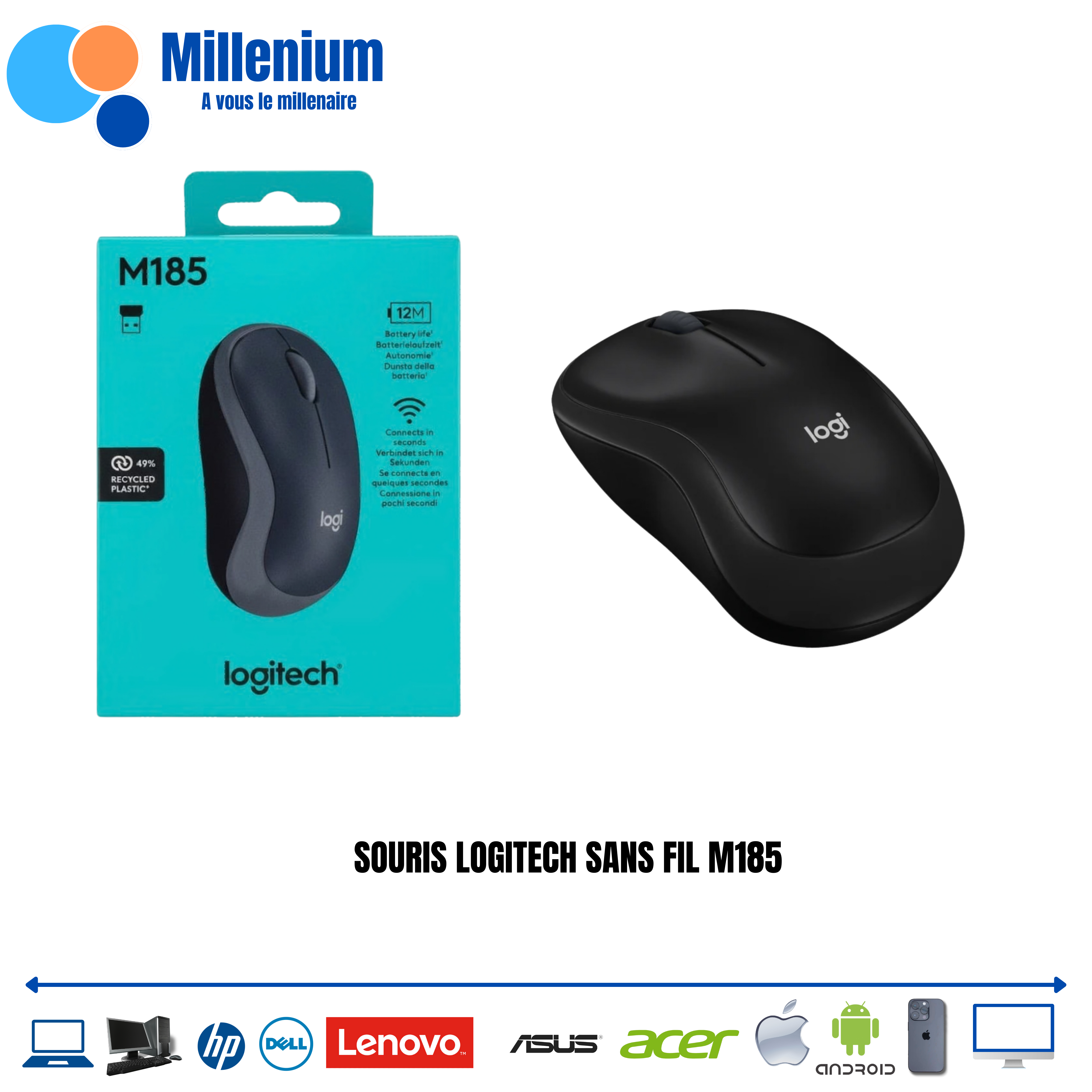 souris logitech M186