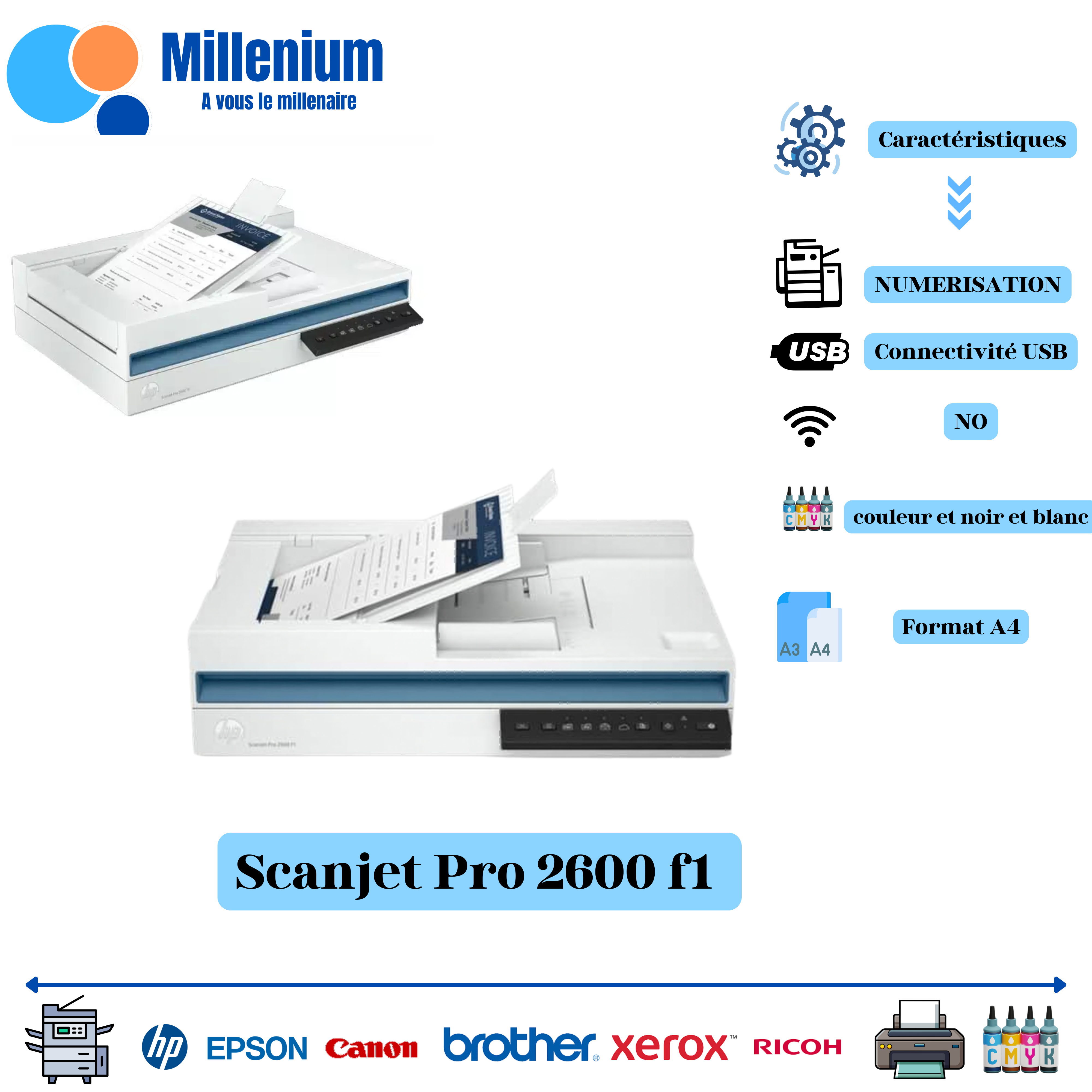 SCANJET PRO 2600 F1